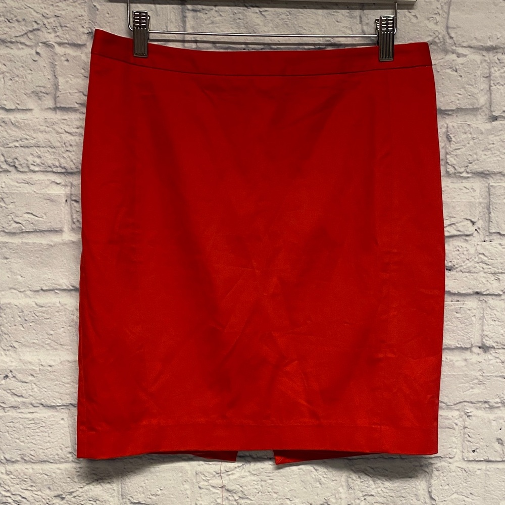 Express Red Pencil Skirt Size 6